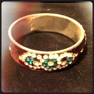 Rhinestone Bangle from India